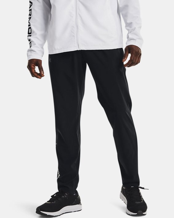 Men's UA Storm Run Pants, Black, pdpMainDesktop image number 0